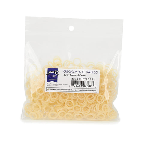 Master Grooming Tools Top Performance Grooming Bands 3/8in Yellow Natural Color