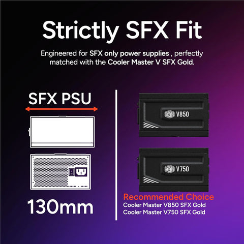 Cooler Master NR200P V2 Mini-ITX PC Case Ready, Top-Mount 280mm AIO, 357mm Vertical GPU Mount, Designed Ready Nvidia RTX 5090 | AMD RX 9070 XT, SFX PSU – Ready to Install, Tempered Glass, DIY