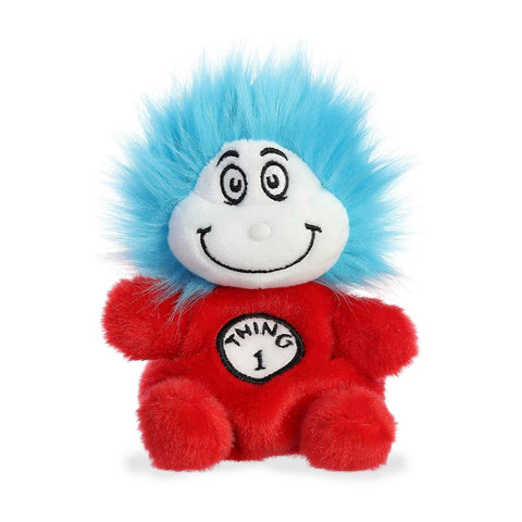 Aurora® Whimsical Dr. Seuss™ Palm Pals™ Thing One Stuffed Animal - Officially Licensed Plush for Imaginative Play - Perfect for Kids and Adults - Red 4.5 Inches