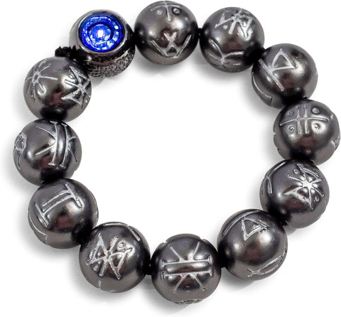 SalesOne Marvel Studios Black Panther Light-Up Kimoyo Beads Bracelet Prop Replica | Officially Licensed Collectible