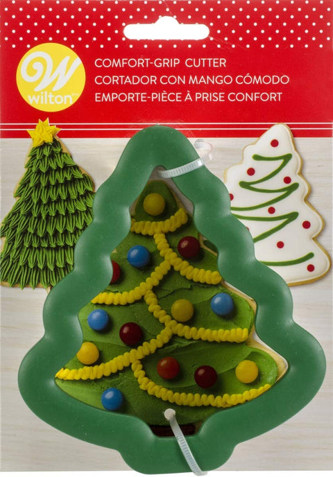 Wilton Christmas Tree Comfort Grip Stainless Steel Cookie Cutter