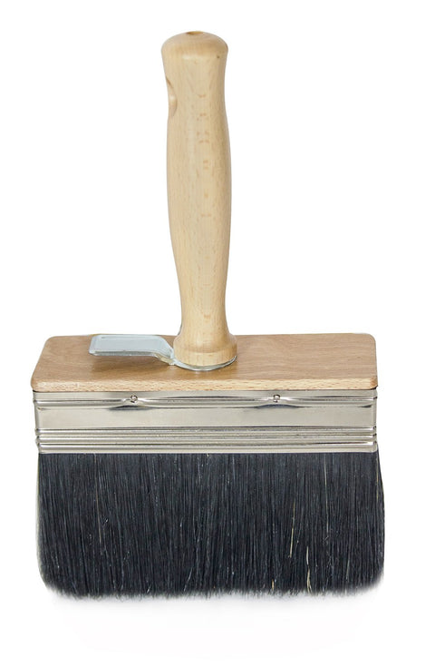 Bon 34-177 White Wash Brush, 4" x 1", Black Bristle