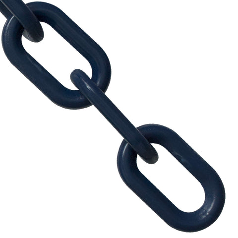 Mr. Chain Plastic Barrier Chain, Cobalt Blue, 1-Inch Link Diameter, 500-Foot Length (10066-500)