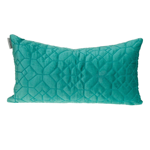 Parkland Collection Sora Transitional Aqua Throw Pillow