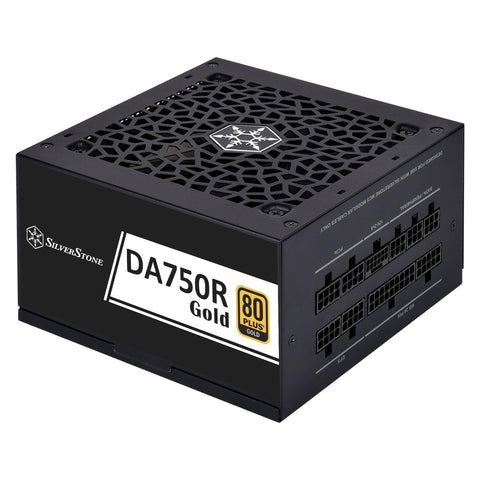 SilverStone Technology DA750R Gold 80 Plus Gold 750W ATX 3.0 & PCIe 5.0 Power Supply, SST-DA750R-GMA (SST-AX0750MCGD-C)