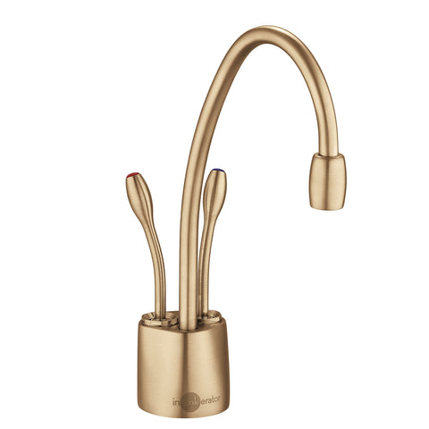 InSinkErator F-HC1100-BB Indulge Hot and Cool Water Dispenser Faucet, Brushed Bronze