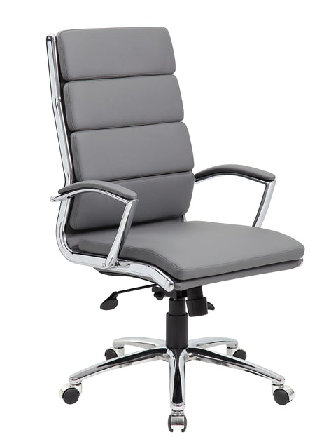 Boss Office Products CaressoftPlus Executive Chair, Grey