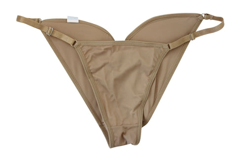Fullness Ruched Back Padded Panty Booty Booster Beige