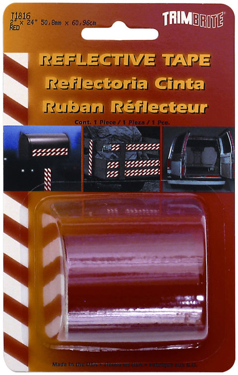 Trimbrite T1816 2X24 Refl Tape Red