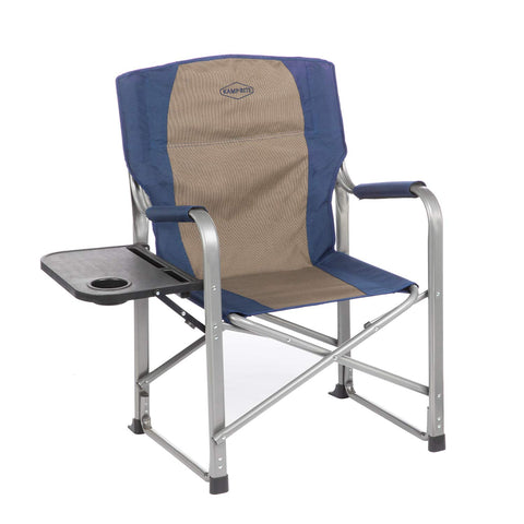 Kamp-Rite Director&#39;s Chair with Side Table, Blue