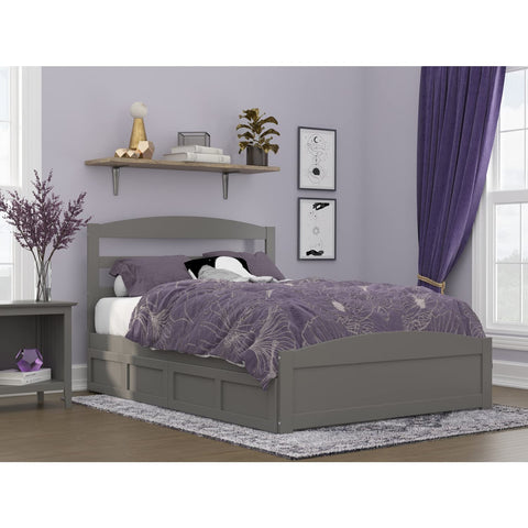 Warren Platform Bed F with Footboard & Drawers AG