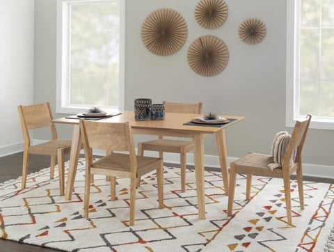 Powell Cadence 5-Piece Dining Set Natural with Natural Finish D1276D19PC5