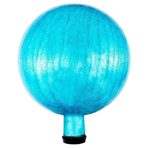 Oakestry Teal Glass Gazing Globe Ball Sphere, Polished Mirrored Hollow Garden Ornament for Lawn, and Outdoor Décor, Ideal for Displays Festivals Adding Reflective Colorful Charm to Any Landscape