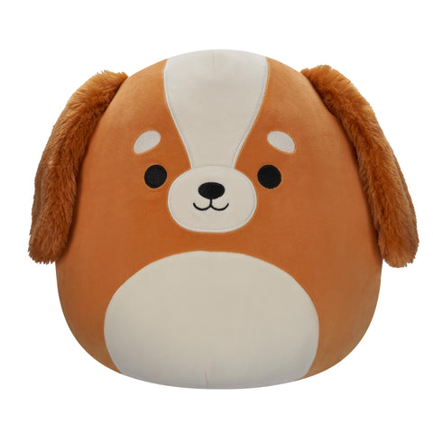 Squishmallows Original 12-Inch Ysabel The Spaniel Dog - Official Jazwares Plush - Collectible Soft & Squishy Puppy Stuffed Animal Toy - Add to Your Squad - Gift for Kids, Girls & Boys