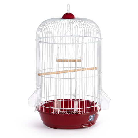 Prevue Hendryx Classic Round Bird Cage, Red, SP31999R,1/2"