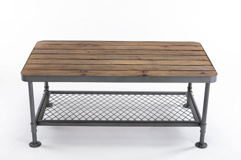 Newport Coffee Table, Gray/Natural