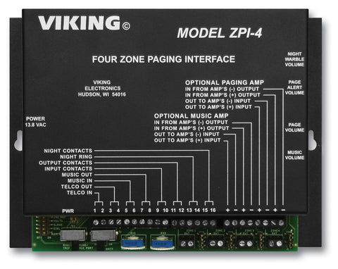 Viking Multi-Zone Paging INterface