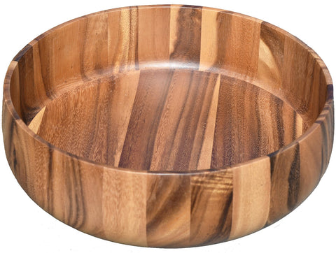 Pacific Merchants Acaciaware 14 x 5 Inch Footed Bowl
