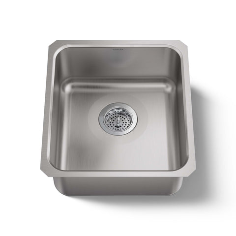 KOHLER K-3331-NA Undertone Medium Squared Undercounter Kitchen Sink