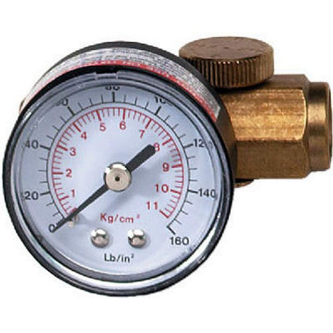 Campbell Hausfeld Line Air Adjusting Valve Regulator with Gauge (MP104200AV), Standard