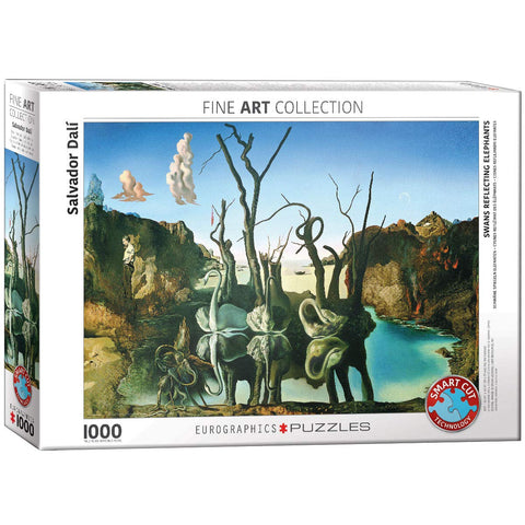EuroGraphics Salvador Dalí Swans Reflecting Elephants Puzzle (1000 Piece) (6000-0846) , White