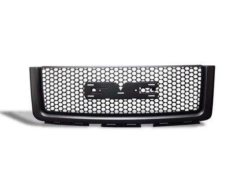 Armordillo USA 7148642 OE Denali Round Mesh Front Hood Grille Bumper Guard - Gloss Black Fits 2007-2013 GMC Sierra 1500