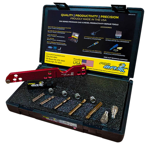 Milton PMXT300PRO-008: Gm 6.6L Duramax Diesel Broken Exhaust Manifold Bolt Repair Kit - Alberto 8Mm