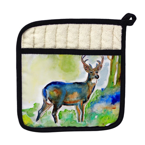 Betsy Drake PT336 Betsys Deer Pot Holder