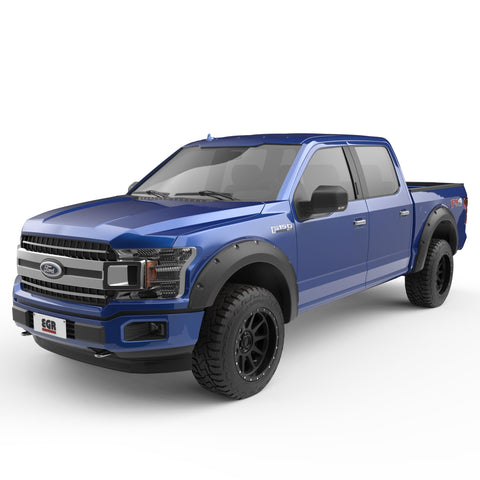 EGR BLF1012 Baseline Series Bolt-on Style Fender Flares Compatible with Ford F-150 Standard, Extended & Crew Cab (2021-2024) Excluding Raptor & Tremor