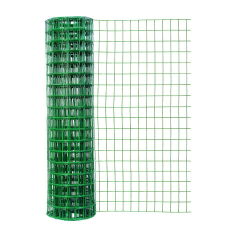 Origin Point Garden Zone 48 Inches x 50 Feet 16-Gauge Green Vinyl Garden Fence with 3 x 2 Inch Openings