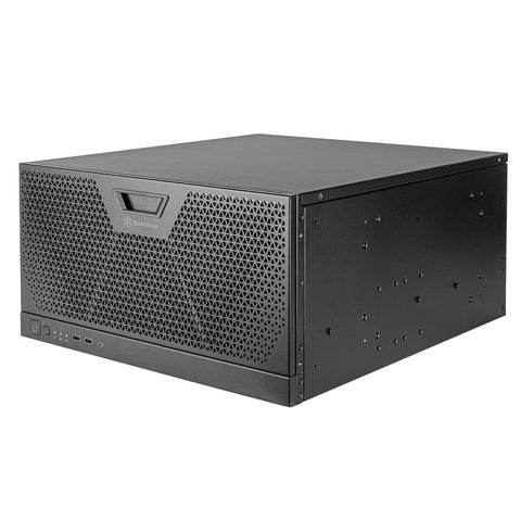 Silverstone Technology RM51 5U Rackmount Server Chassis with Dual 180mm Fans and Enhanced Liquid Cooling Capability, SST-RM51