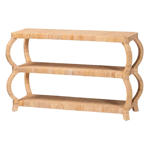 Nelson Rattan Console Table