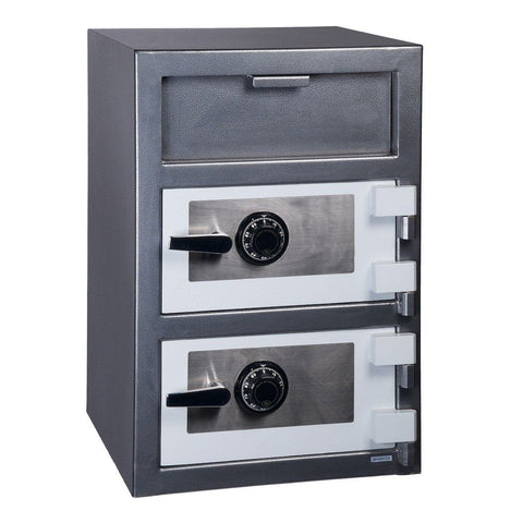 Hollon Safe FD-3020CC B-Rated Commercial Depository Safe Lock Type: Dual Dial Combination Lock