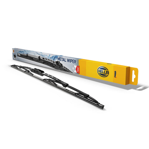 Hella OE Quality 19 inch/21 Inch All Seasons Streak-Free Rubber Standard Wiper Blade (2 Blades) fit select Fiat Honda Hyundai Infiniti Kia Mazda Nissan Subaru Toyota Volkswagen / 9XW398114019/21