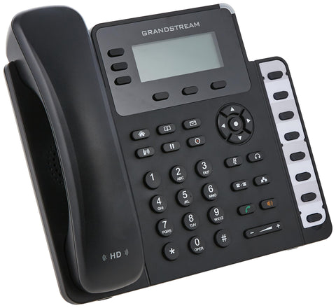 Grandstream GXP1630 IP Phone, 3 Lines, 3 SIP Accounts, 2.9-Inch LCD Display, Dual-port Gigabit Ethernet with Integrated PoE