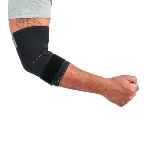 Ergodyne ProFlex 655 Neoprene Elbow Sleeve with Strap, Black, Large