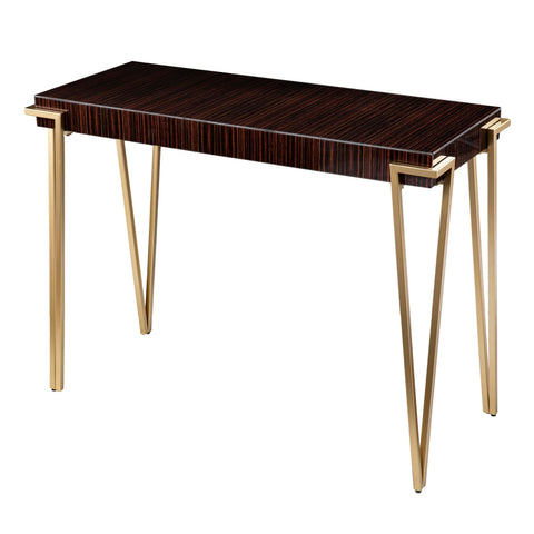 SEI Furniture 40 inches Long Brodkirk Console Table, Contemporary, Entryway Room with Open Concept Living Space Transitional Style, Brown