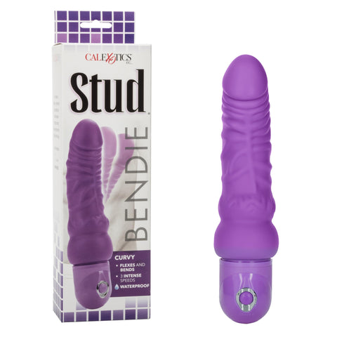 CalExotics Bendie Power Stud Curvy, Purple