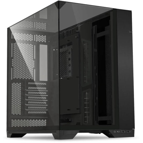 Lian Li O11 Vision - Triple Tempered Glass Panels - Dual-Chamber ATX Mid Tower PC Case - Up to 2 × 360mm Radiators - Removable Motherboard Tray for PC Building - Up to 455mm Large GPUs (O11VX.US)