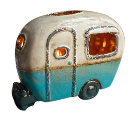 Kalalou CDV1754 Rustic Camper Lamp in Bronze/Dark Finish, 7.25 inches