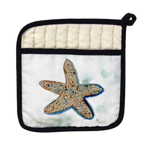 Betsy Drake PT604 Betsys Starfish Pot Holder
