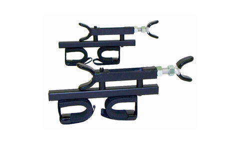 Great Day Quick-Draw Overhead Gun Rack - For UTVs With Roll Bar Depth of 9-9.75in - Black Powder-Coated Finish - 2 Gun Model, QD852-OGR