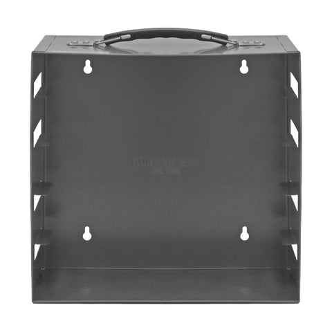 Plastic Compartment Rack For 5 Small Plastic Compartment Boxes Gray