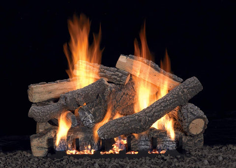 Ponderosa Refractory Log Set, 13-piece, 24-inch (LOG SET ONLY)