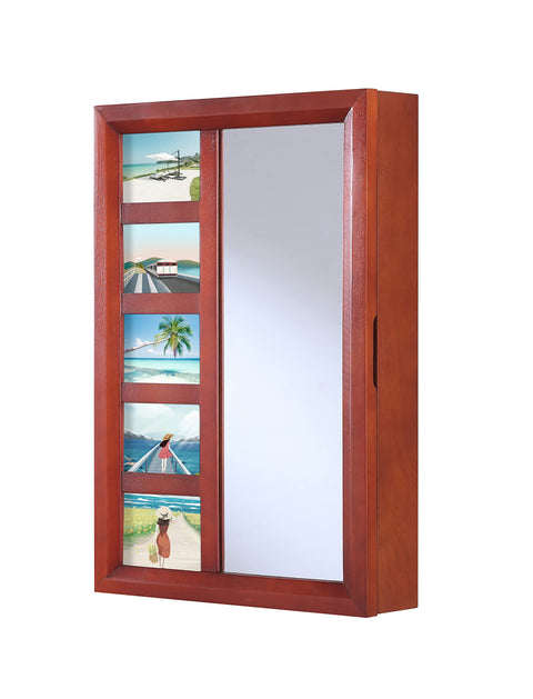 Proman Products Bellissimo Collection Jewelry Armoire, Mahogany