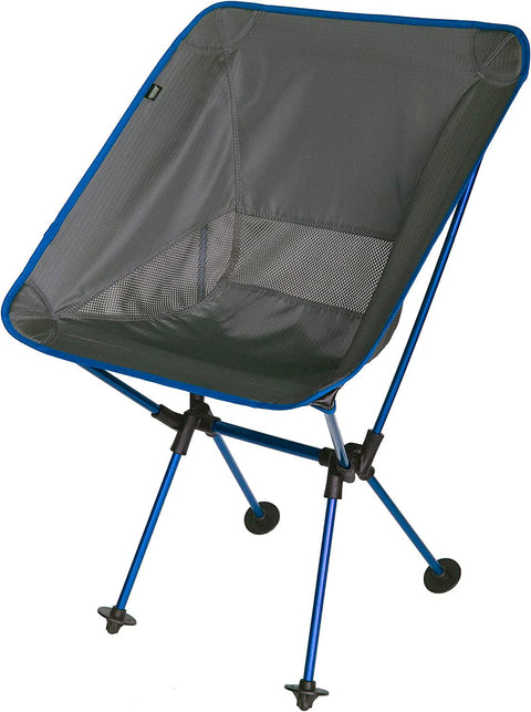 TravelChair Roo Chair – 7795, Lightweight Folding Camp Chair, Bigger & Wider/XL Joey Chair (Blue)