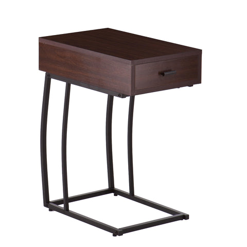 SEI Furniture Porten Console Table, Black