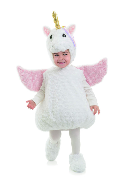 Underwraps Kid's Toddler's Unicorn Belly Babies Costume Childrens Costume, White, Small