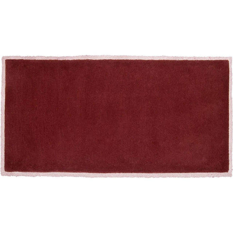Minuteman Rectangular 44'' x 22'' Hearth Rug - Plum Wine (H-55