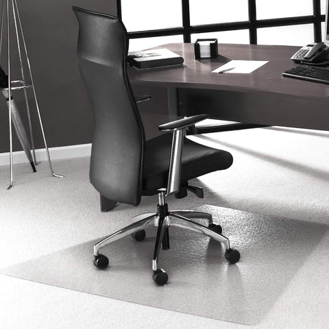 Ultimat Polycarbonate Corner Workstation Chair Mat for Carpets up to 1/2Inch - 48 x 60Inch